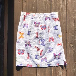 90’s Butterfly Pencil Skirt 🦋🌈🦋